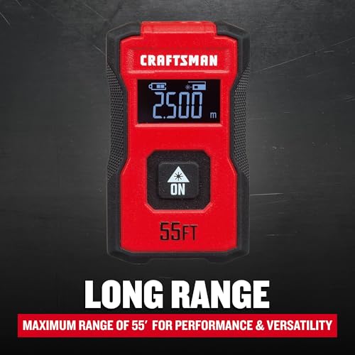 craftsman-55-ft-pocket-laser-distance-measurer-cmht77721-with-rechargeable-batte image 8