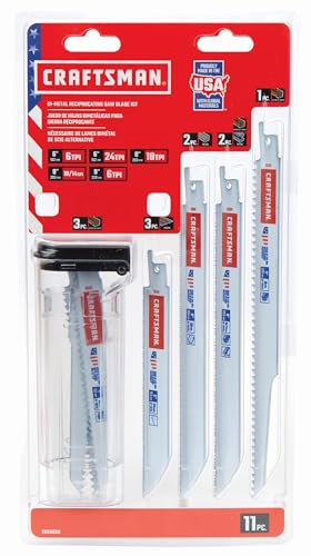 craftsman-11-piece-general-purpose-reciprocating-saw-blade-set-with-case-2058838 image 7