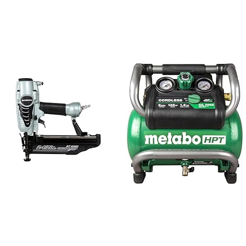 metabo-hpt-nt65m2s-finish-nailer-36v-multivolt-cordless-air-compressor-tool-only image 2