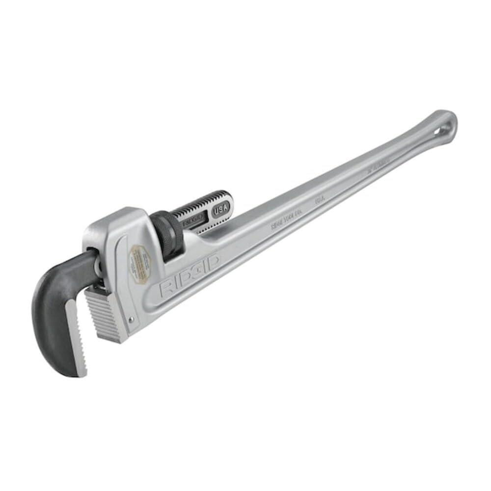 ridgid-31110-model-836-36-inch-aluminum-straight-pipe-wrench-5-pipe-capacity-lig image 1