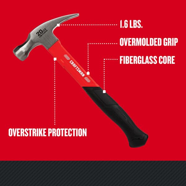 craftsman-hammer-20-oz-fiberglass-general-purpose-cmht51399 image 3