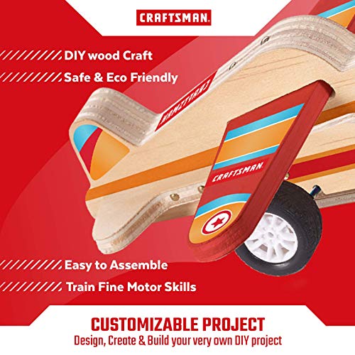 craftsman-pull-back-airplane-kit-diy-wood-building-toy-for-kids-friction-powered image 8