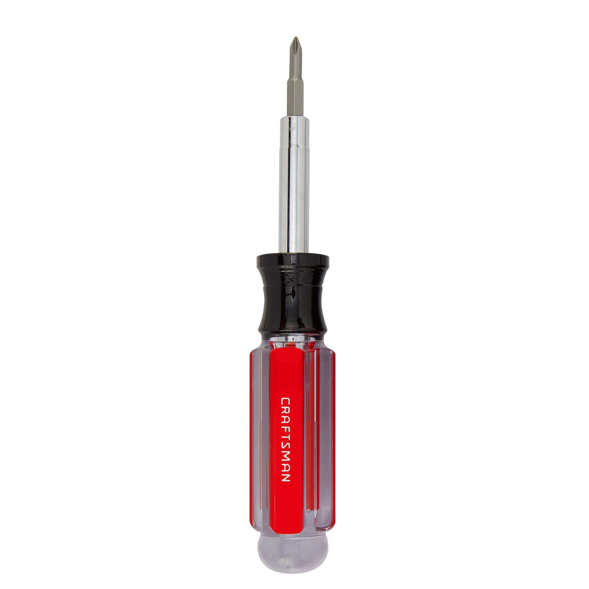 craftsman-6-in-1-multi-bit-screwdriver-acetate-handle-cmht66052 image 2