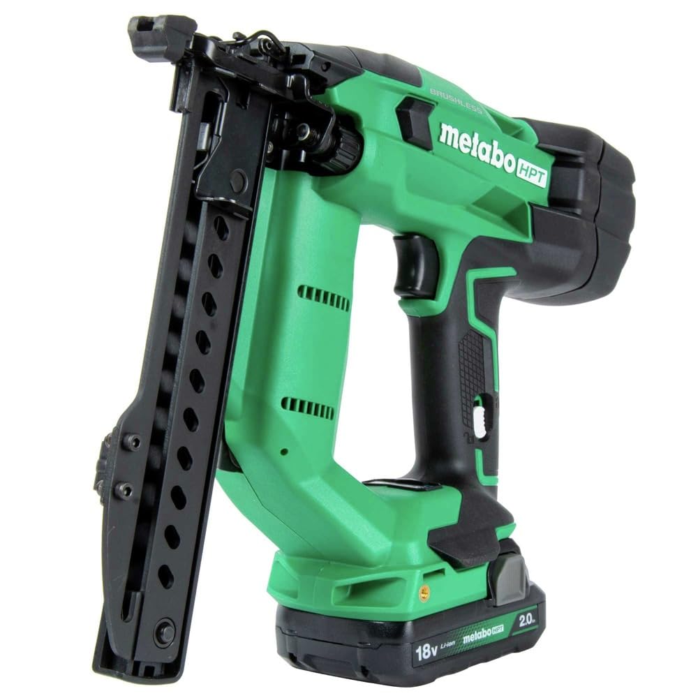 metabo-hpt-18v-multivolt-cordless-narrow-crown-stapler-kit-n1804da-with-2-0ah-ba image 4