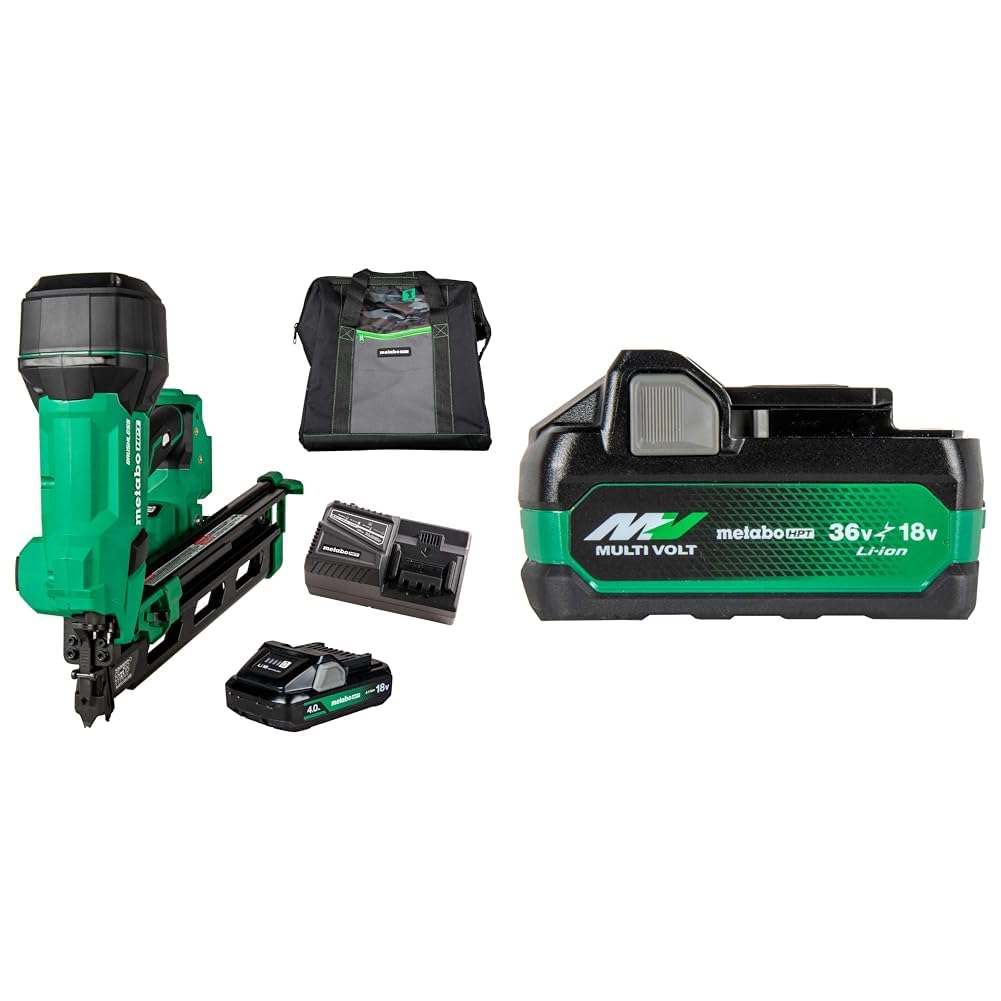 metabo-hpt-cordless-framing-nailer-18v-multivolt-21-3-1-2-with-4-0-ah-battery-nr image 1