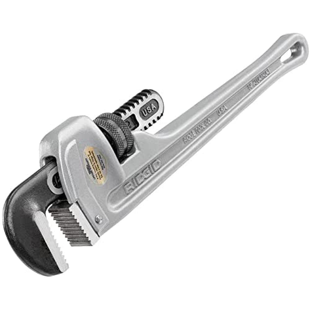 ridgid-31095-model-814-14-inch-aluminum-straight-pipe-wrench-silver image 1