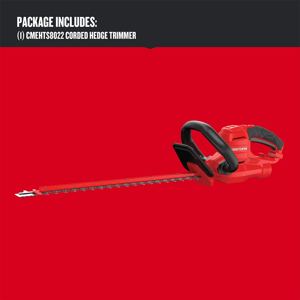 craftsman-22-corded-hedge-trimmer-with-powersaw-branch-cutter-3-8-amp-cmehts8022 image 4