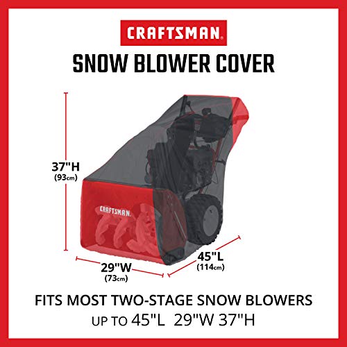 craftsman-two-stage-snow-blower-cover-heavy-duty-weather-resistant-fabric image 7