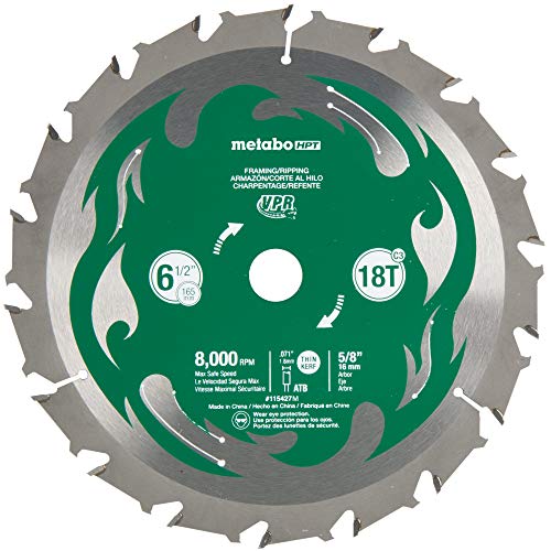 metabo-hpt-circular-saw-blade-6-1-2-inch-18t-5-8-inch-arbor-thin-kerf-115427m image 5