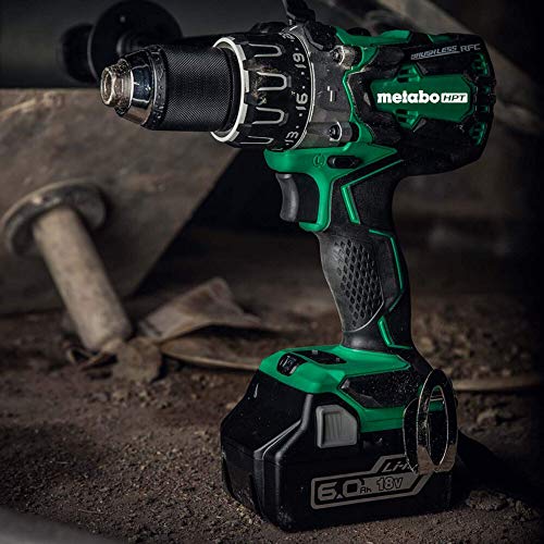 metabo-hpt-18v-cordless-brushless-hammer-drill-dv18dbl2q4-1-2-inch-chuck-tool-on image 6
