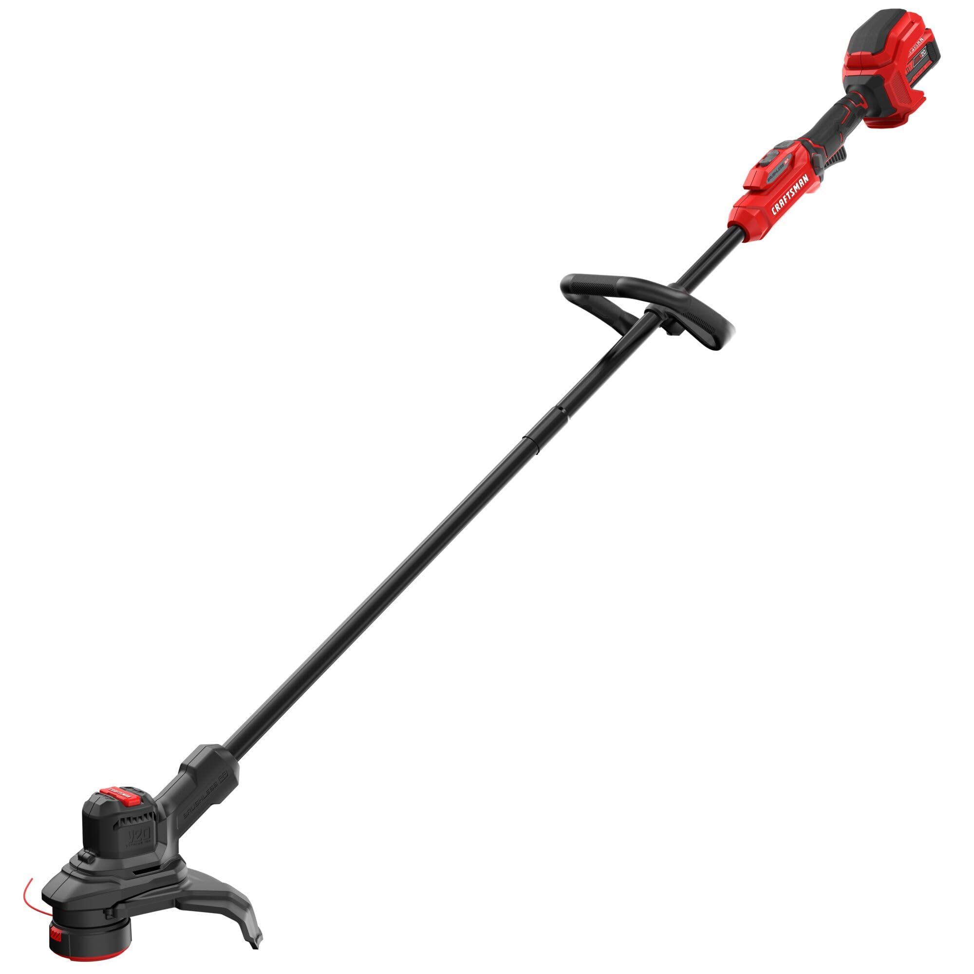 craftsman-v20-cordless-string-trimmer-edger-cmcst900d1-13-inch-2-0-ah-battery-in image 2