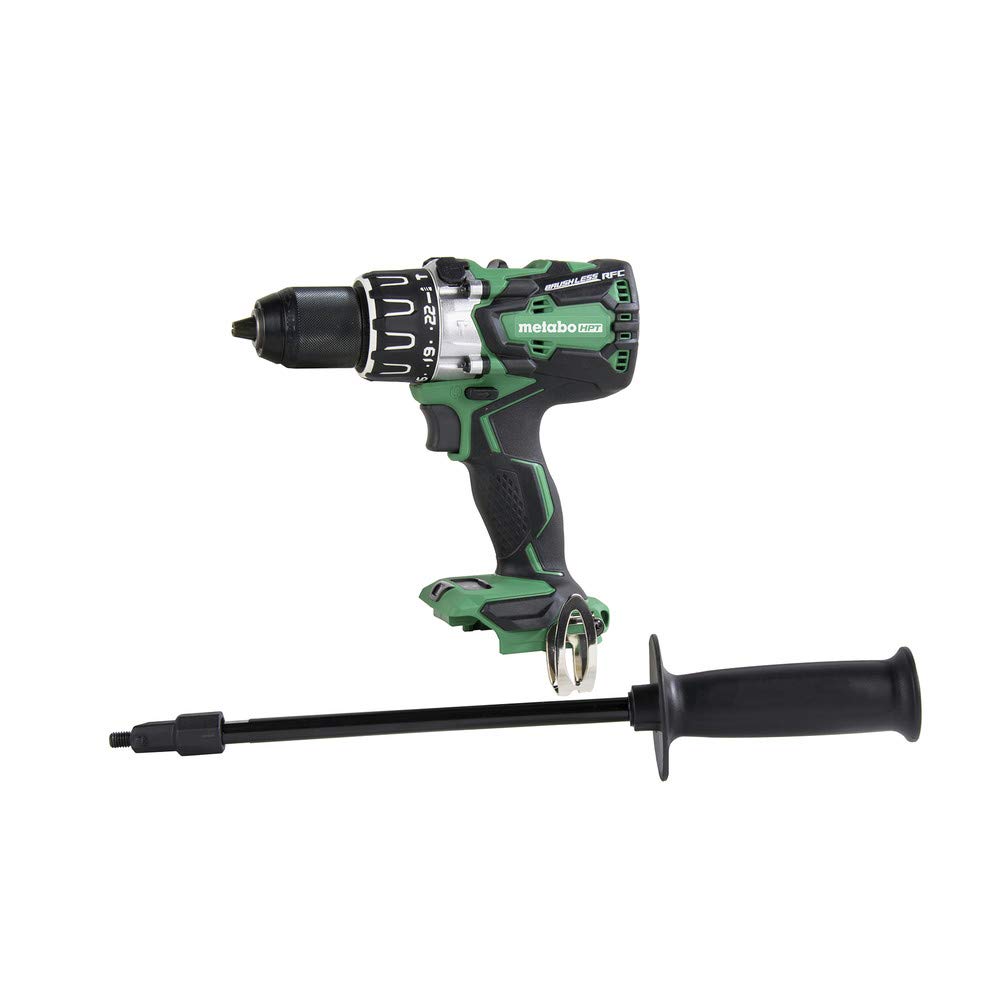 metabo-hpt-18v-cordless-brushless-hammer-drill-dv18dbl2q4-1-2-inch-chuck-tool-on image 4