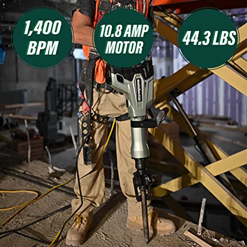 metabo-hpt-demolition-hammer-h65sd3-1-1-8-hex-10-8-amp-40-lb-low-vibration image 6