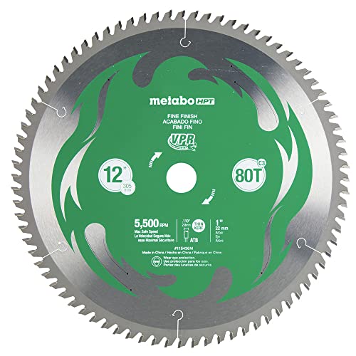 metabo-hpt-12-inch-80-tooth-fine-finish-miter-saw-blade-with-1-inch-arbor-and-th image 6