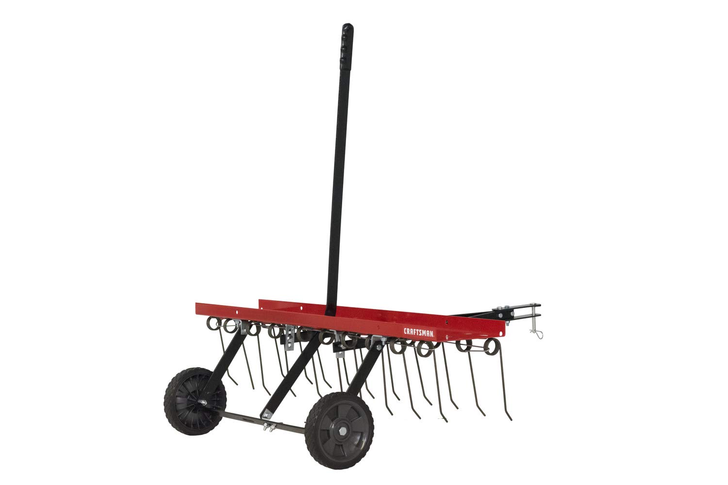 craftsman-cmxgzbf7124315-40-inch-tow-behind-lawn-dethatcher-with-20-durable-spri image 1