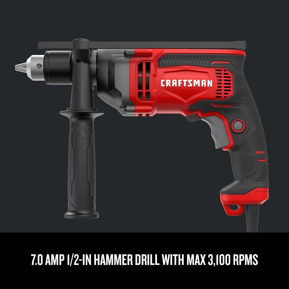 craftsman-1-2-inch-7-amp-hammer-drill-cmed741-heavy-duty-corded-drill-for-concre image 3
