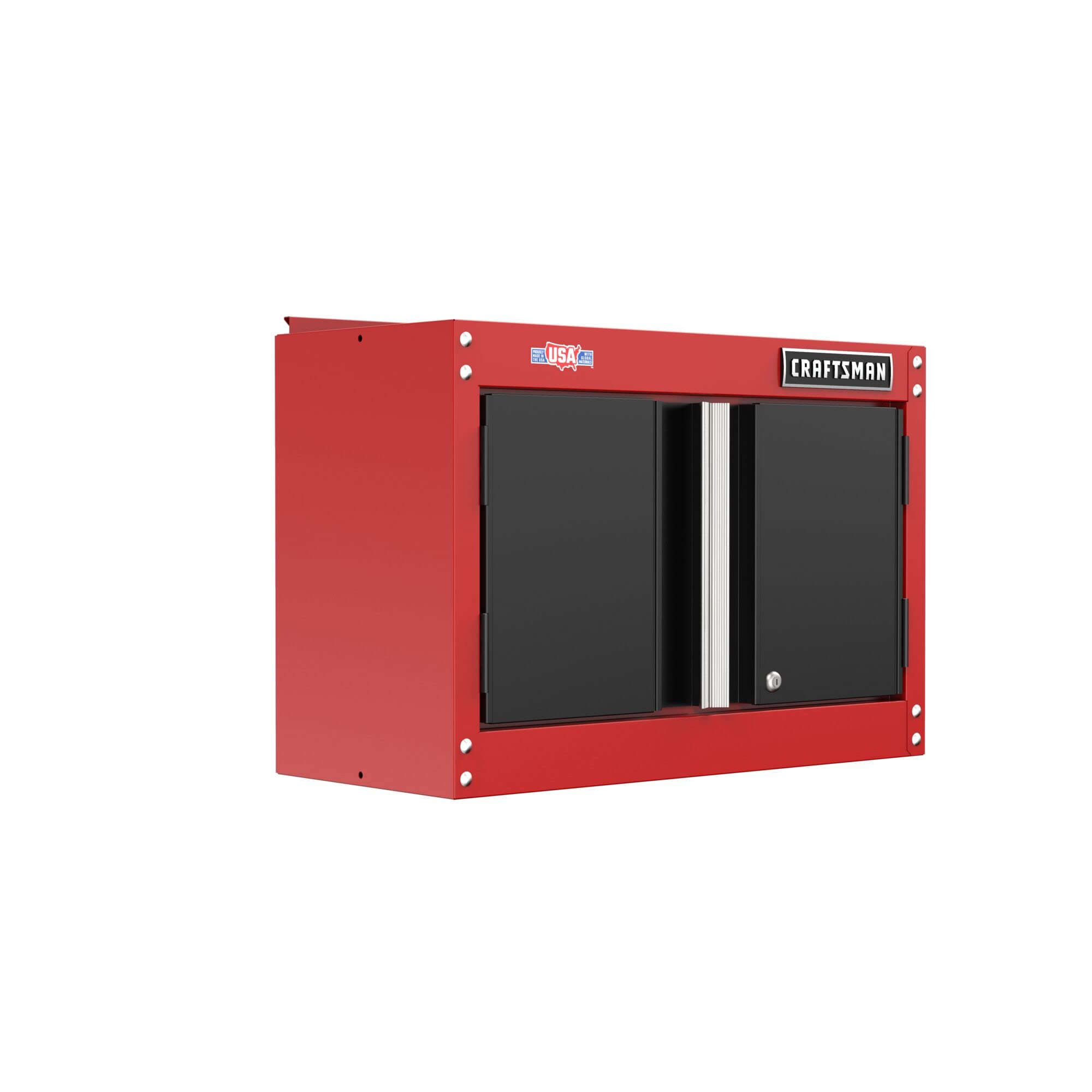 craftsman-garage-storage-cabinet-metal-wall-mounted-2-door-cmst21802rb image 3