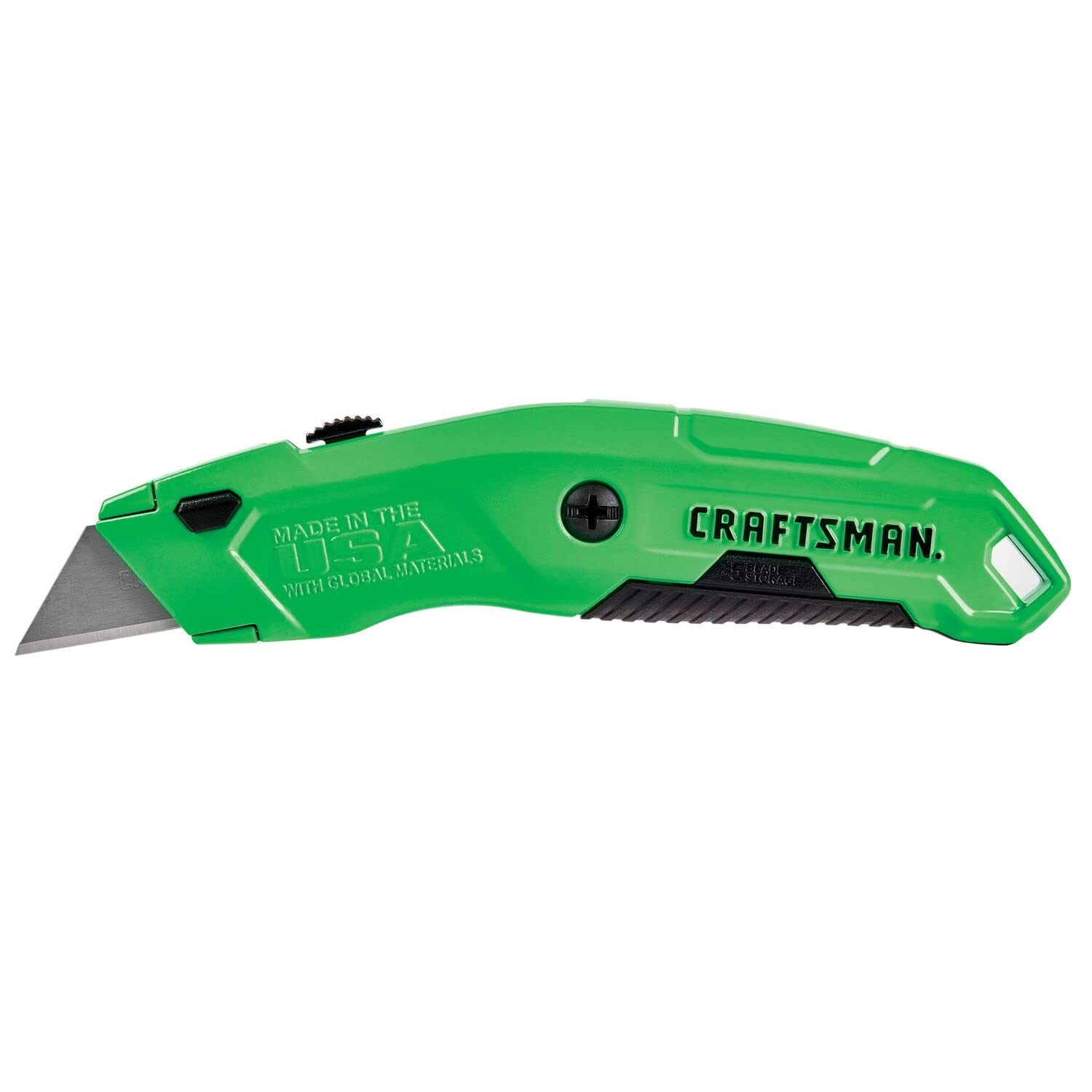 craftsman-utility-knife-hi-visibility-retractable-3-blade-cmht10589 image 1