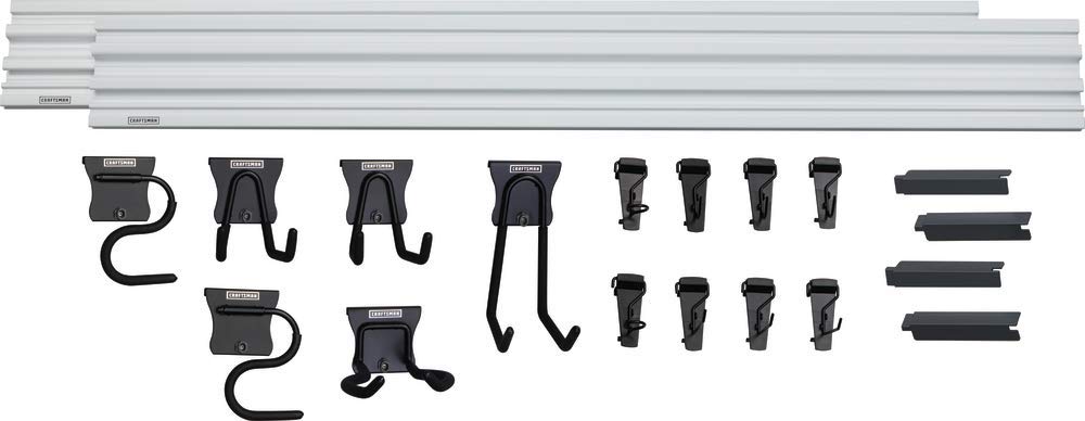 craftsman-versatrack-garage-storage-system-storage-rail-with-20-piece-mounting-a image 1