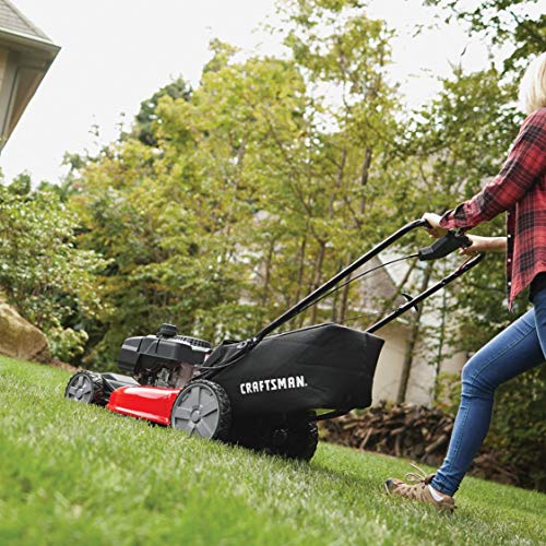 craftsman-m215-21-inch-3-in-1-high-wheeled-fwd-self-propelled-gas-lawn-mower-wit image 8