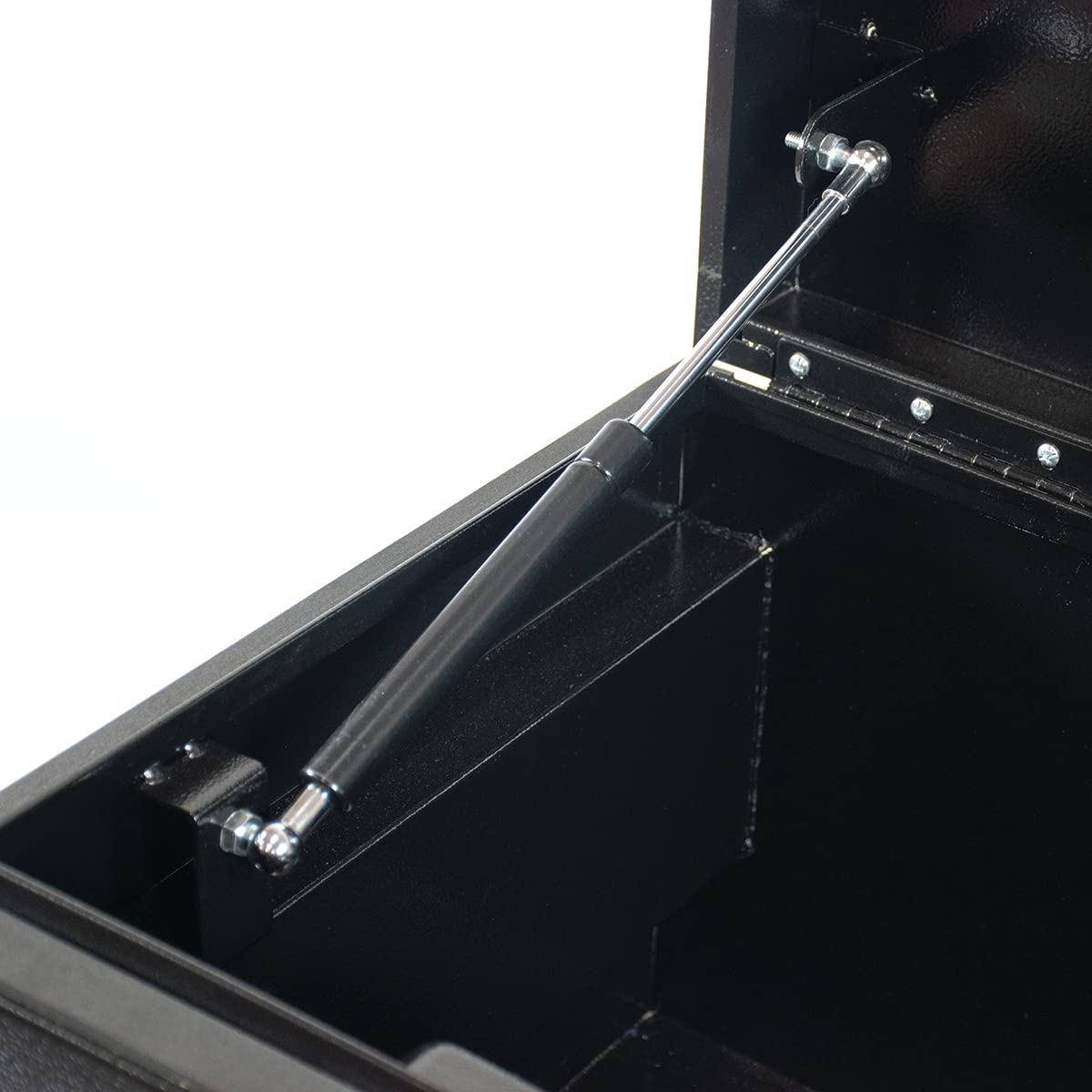 craftsman-45-jobsite-box-in-black-heavy-duty-steel-storage-with-gas-struts image 6