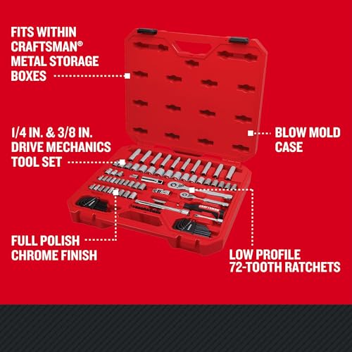 craftsman-mechanics-tool-set-83-piece-hand-tool-and-socket-set-sae-metric-cmmt12 image 8
