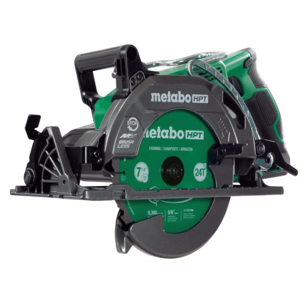 metabo-hpt-36v-multivolt-7-1-4-inch-rear-handle-circular-saw-tool-only-c3607dwaq image 6