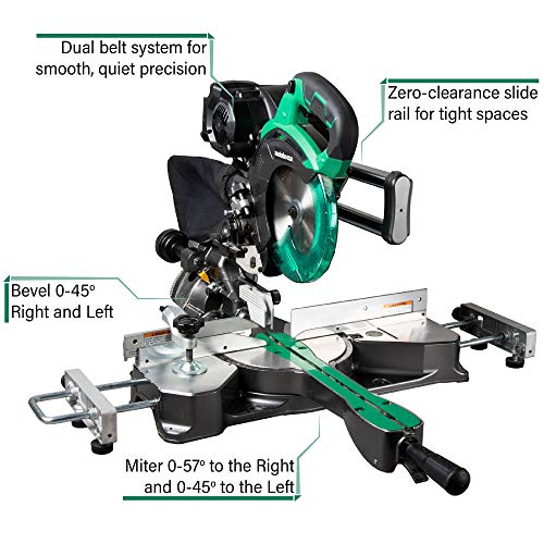 metabo-hpt-36v-multivolt-pro-sliding-miter-saw-7-1-4-inch-dual-bevel-tool-only-c image 7