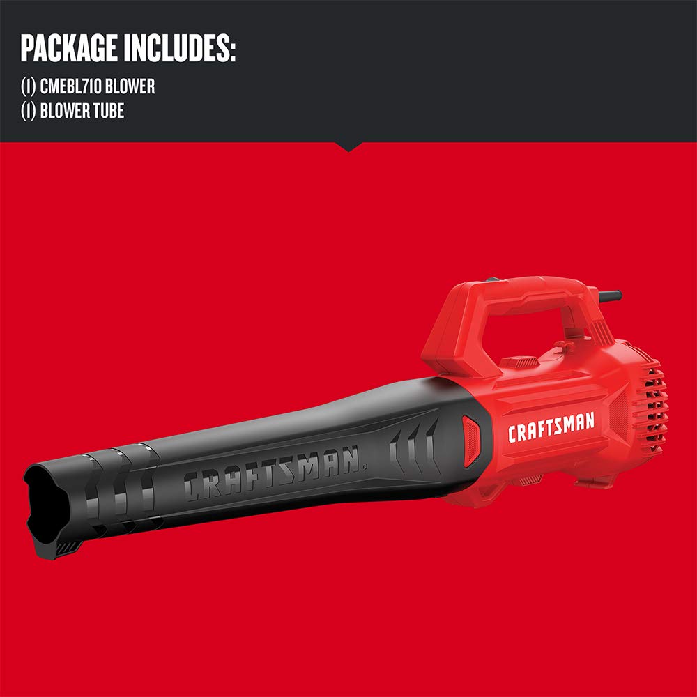 craftsman-corded-leaf-blower-9-amp-handheld-axial-electric-140-mph-450-cfm-cmebl image 2
