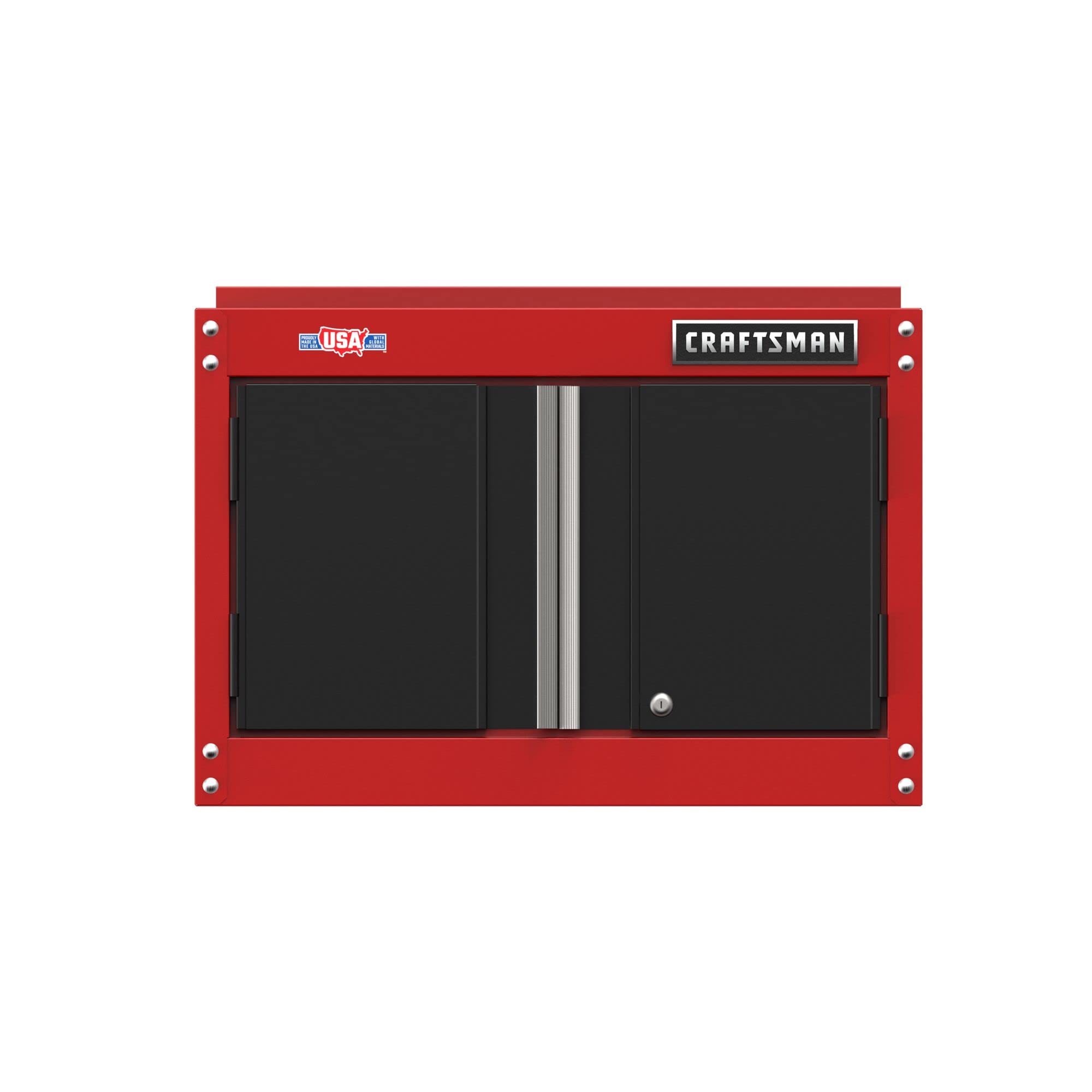 craftsman-garage-storage-cabinet-metal-wall-mounted-2-door-cmst21802rb image 1