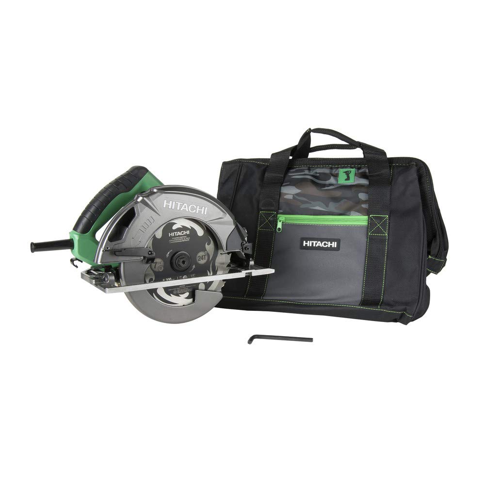 metabo-hpt-7-1-4-inch-circular-saw-kit-c7sb3-with-24t-blade-15-amp-motor-dust-bl image 7