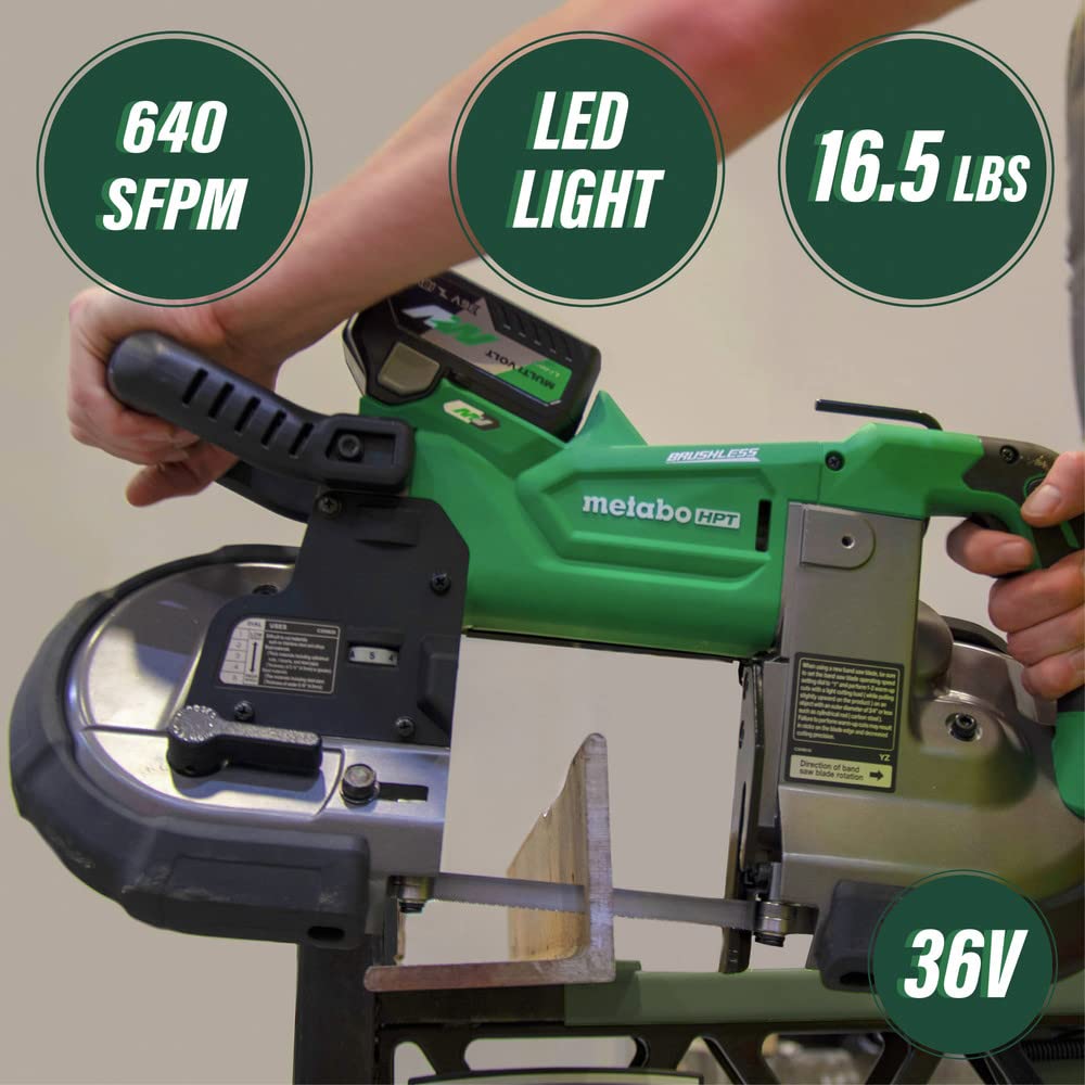 metabo-hpt-36v-multivolt-cordless-band-saw-kit-cb3612da-deep-cut-variable-speed- image 4