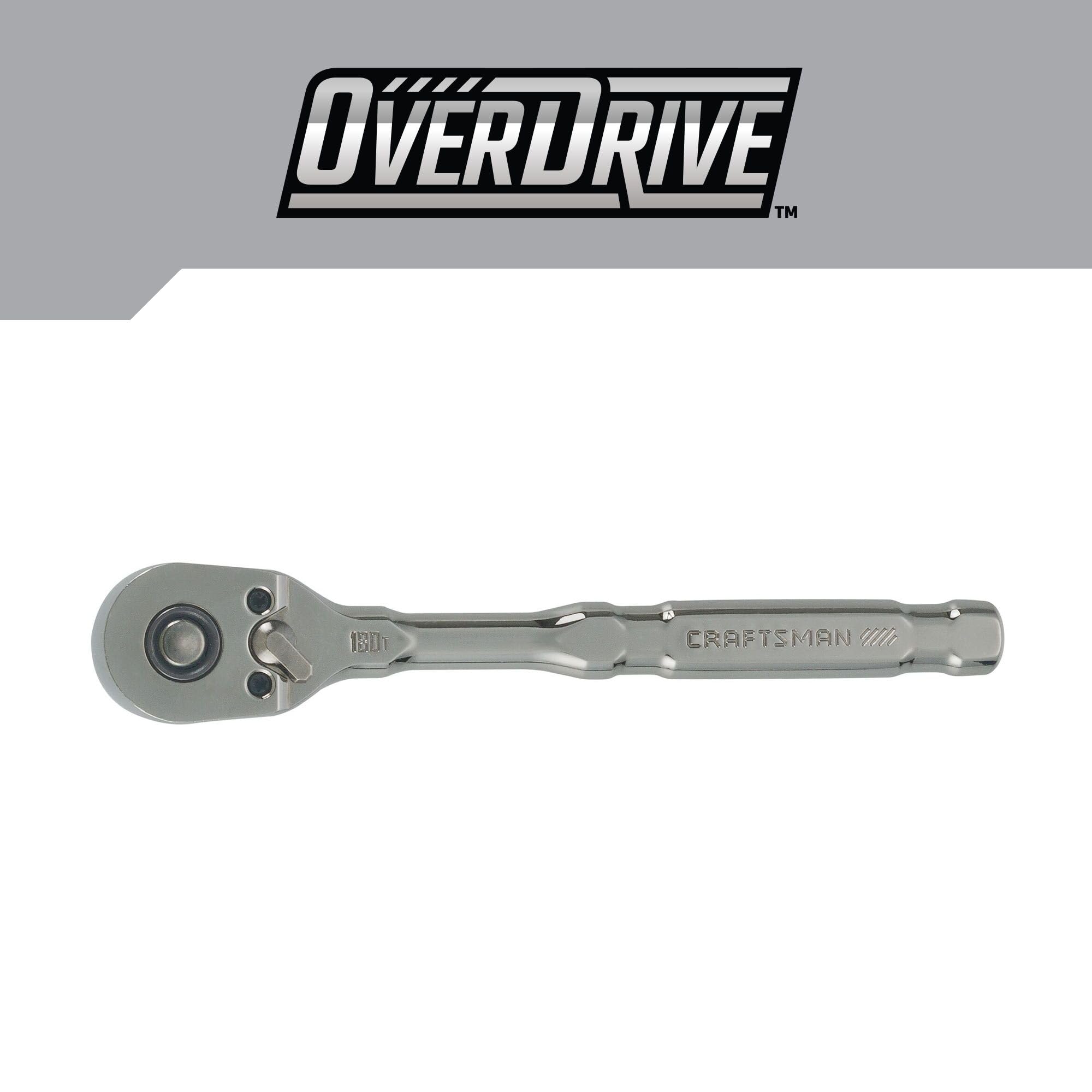 craftsman-overdrive-1-4-drive-180t-pear-head-ratchet-cmmt82110-2-5x-better-acces image 2