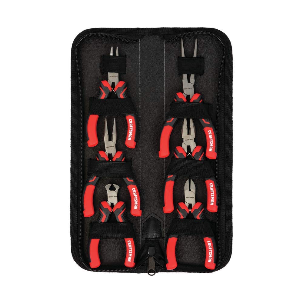 craftsman-pliers-6-piece-mini-set-with-pouch-cmht81716 image 2