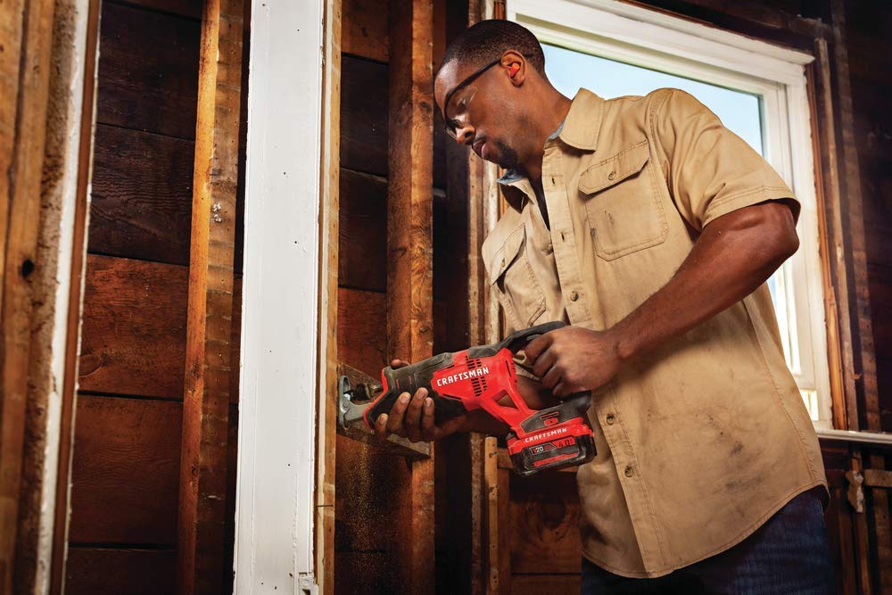 craftsman-v20-cordless-reciprocating-saw-kit-3-000-rpm-14-5-inch-battery-and-cha image 5
