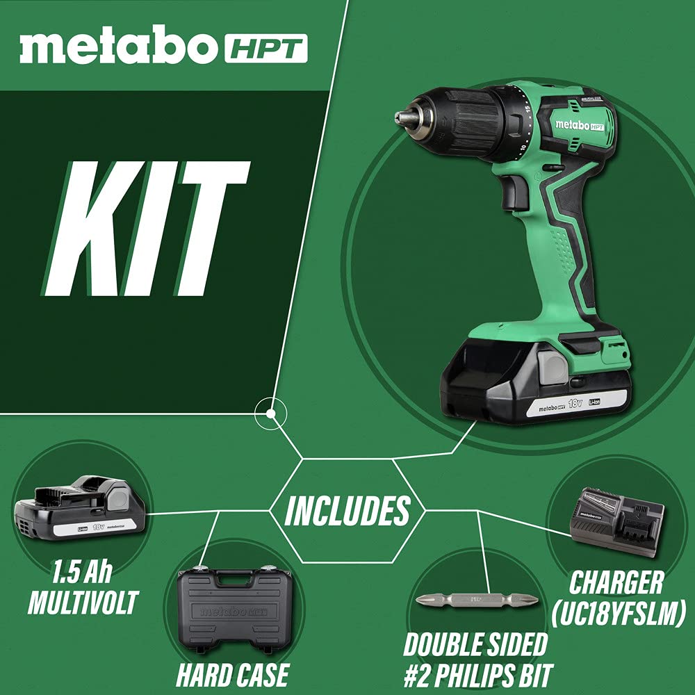 metabo-hpt-ds18ddx-18v-sub-compact-brushless-cordless-drill image 2