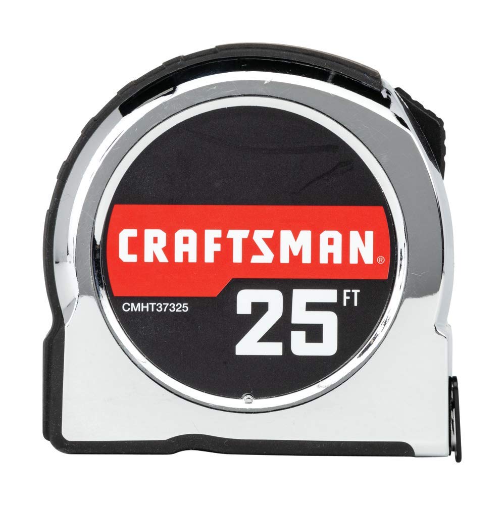 craftsman-25-ft-tape-measure-with-retraction-control-and-self-lock-solid-chrome- image 2