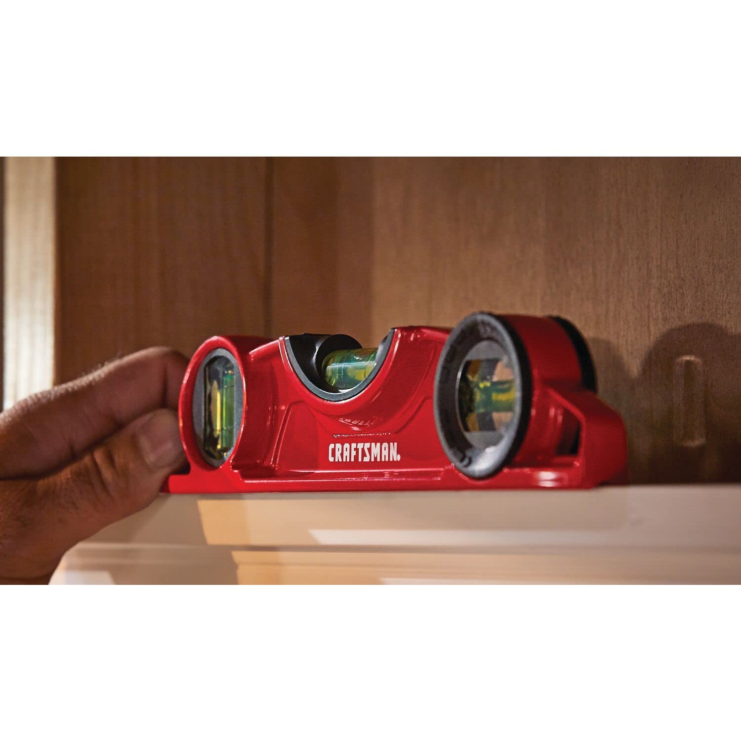 craftsman-cmht82391-9-inch-cast-torpedo-level-with-magnets-and-rotating-vial image 4