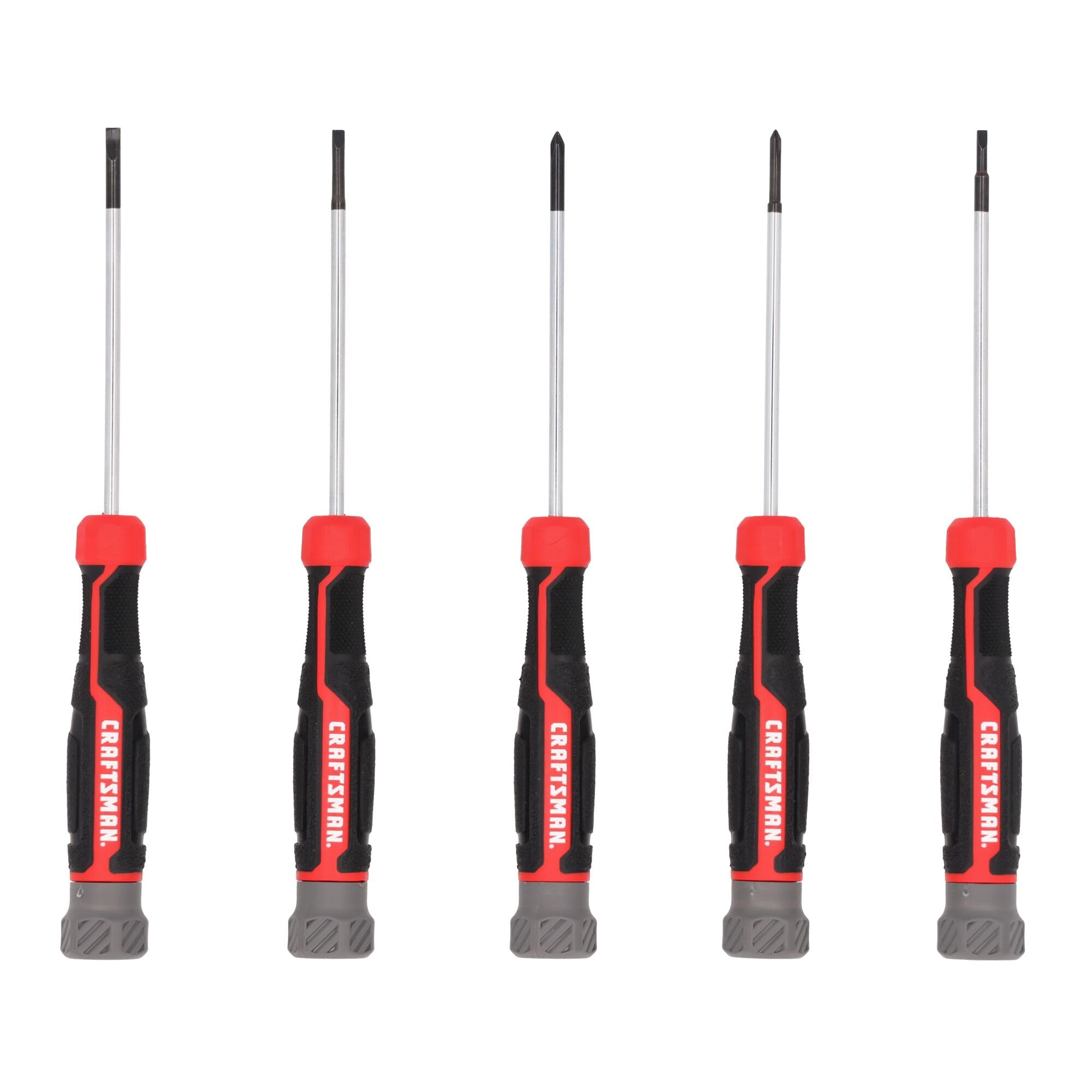 craftsman-precision-screwdriver-set-5-piece-with-magnetic-tips-cmht65141 image 1