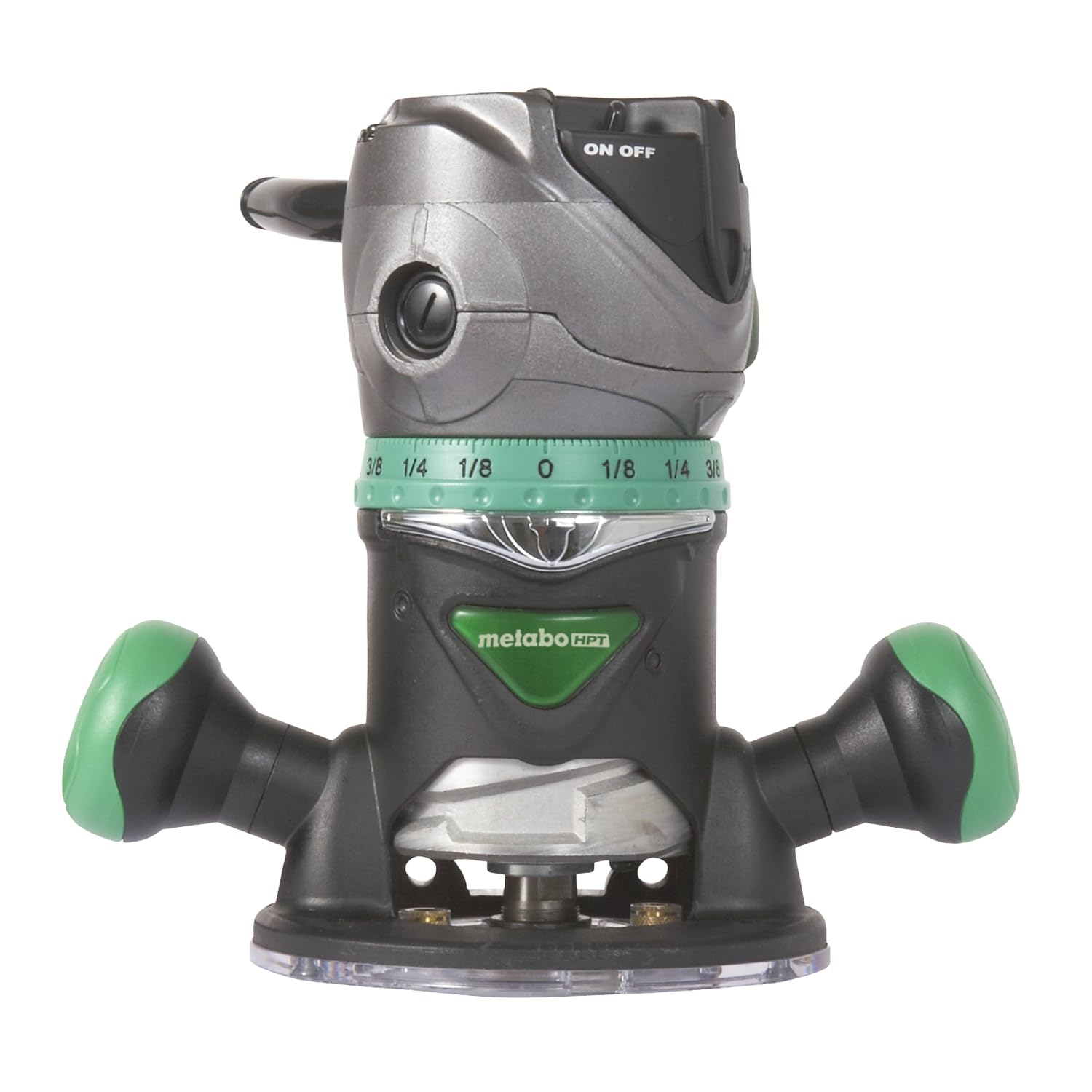 metabo-hpt-m12vc-variable-speed-fixed-base-router-2-1-4-hp-11-amp-motor-electron image 1