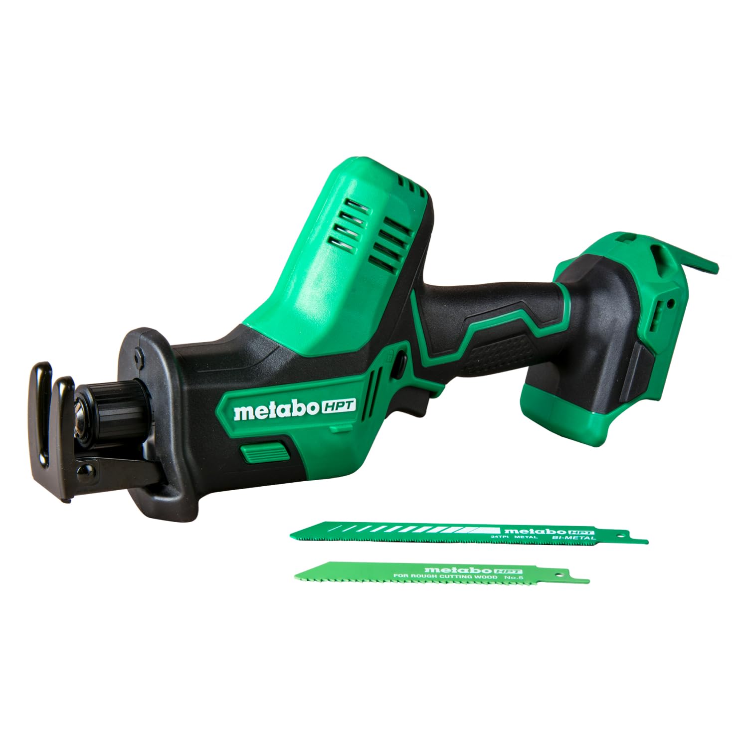 metabo-hpt-cr18daq4-18v-cordless-one-handed-reciprocating-saw-3-200-spm-tool-onl image 1
