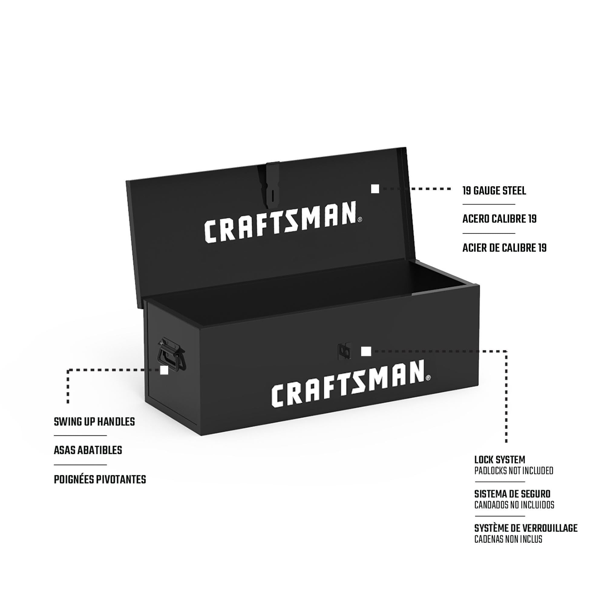 craftsman-30-inch-utility-box-in-black-heavy-gauge-steel-weather-resistant-locka image 8