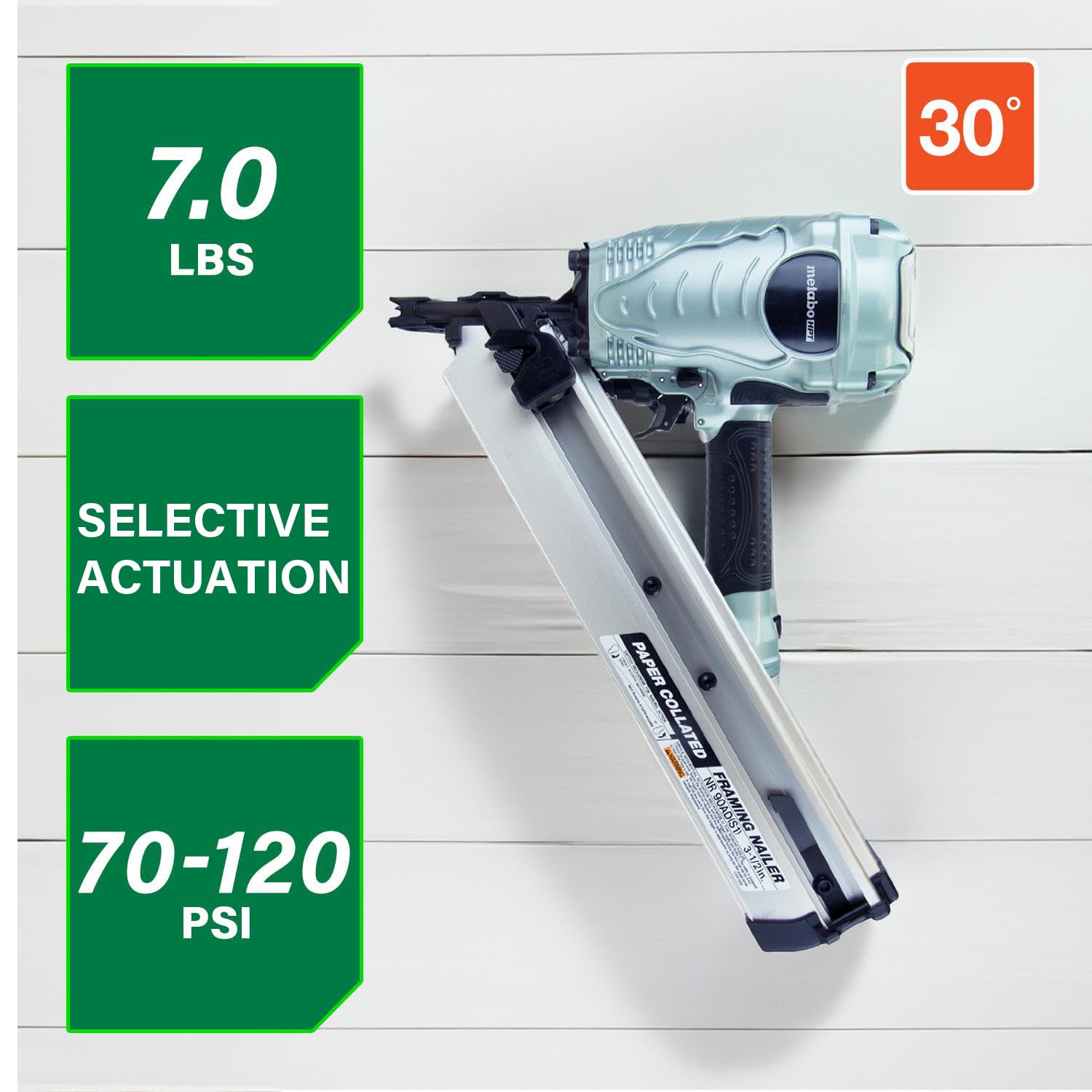 metabo-hpt-framing-nailer-30-paper-collated-nr90ads1-3-1-2-in-capacity-lightweig image 2