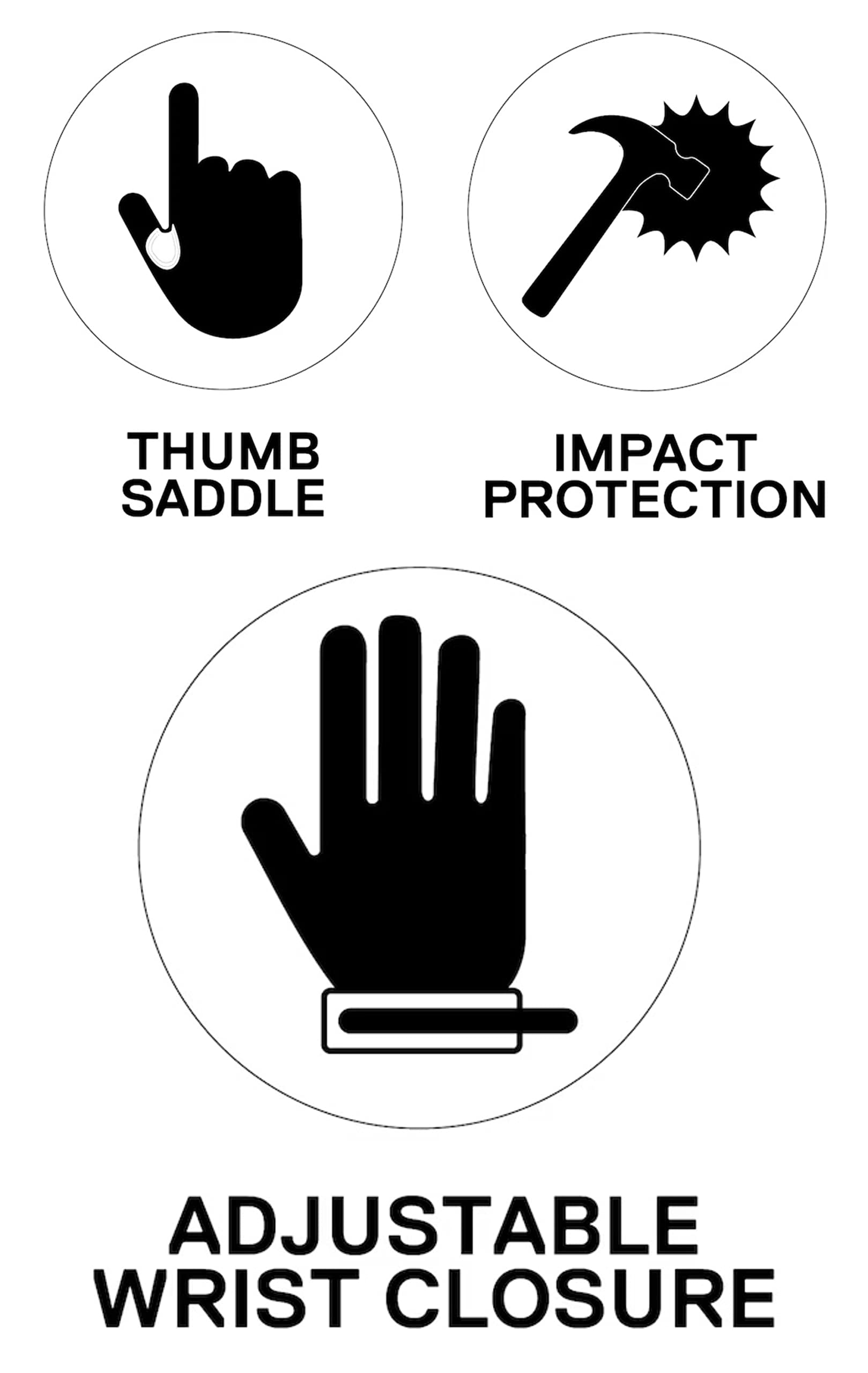 craftsman-work-gloves-anti-shock-impact-protection-adjustable-cuff-2-pair-pack image 6