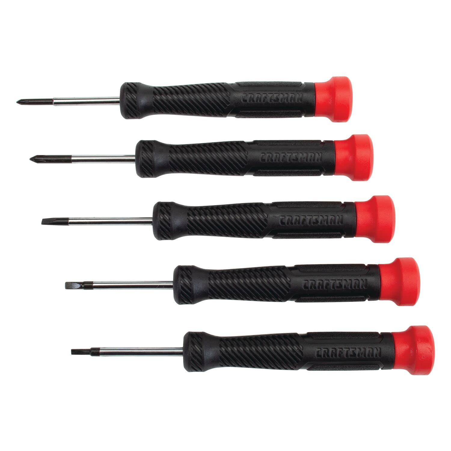 craftsman-precision-screwdriver-set-5-pc-bi-material-handle-cmht65074 image 1