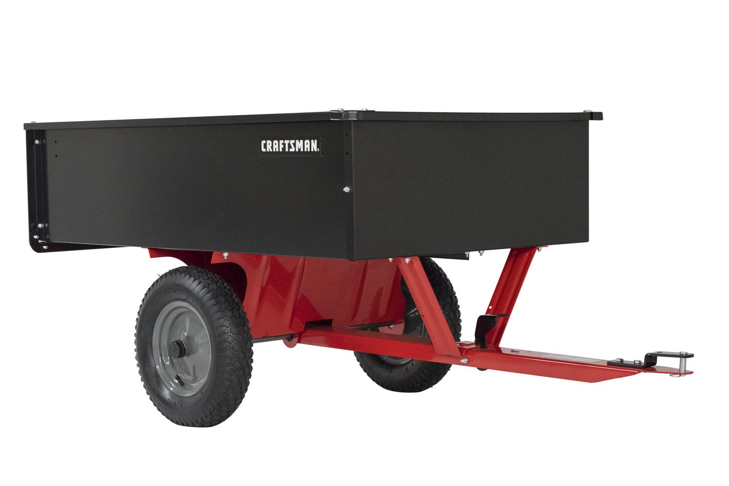 craftsman-750-lb-capacity-steel-tow-behind-dump-cart-cmxgzbf7124355-12-cu-ft-rem image 1