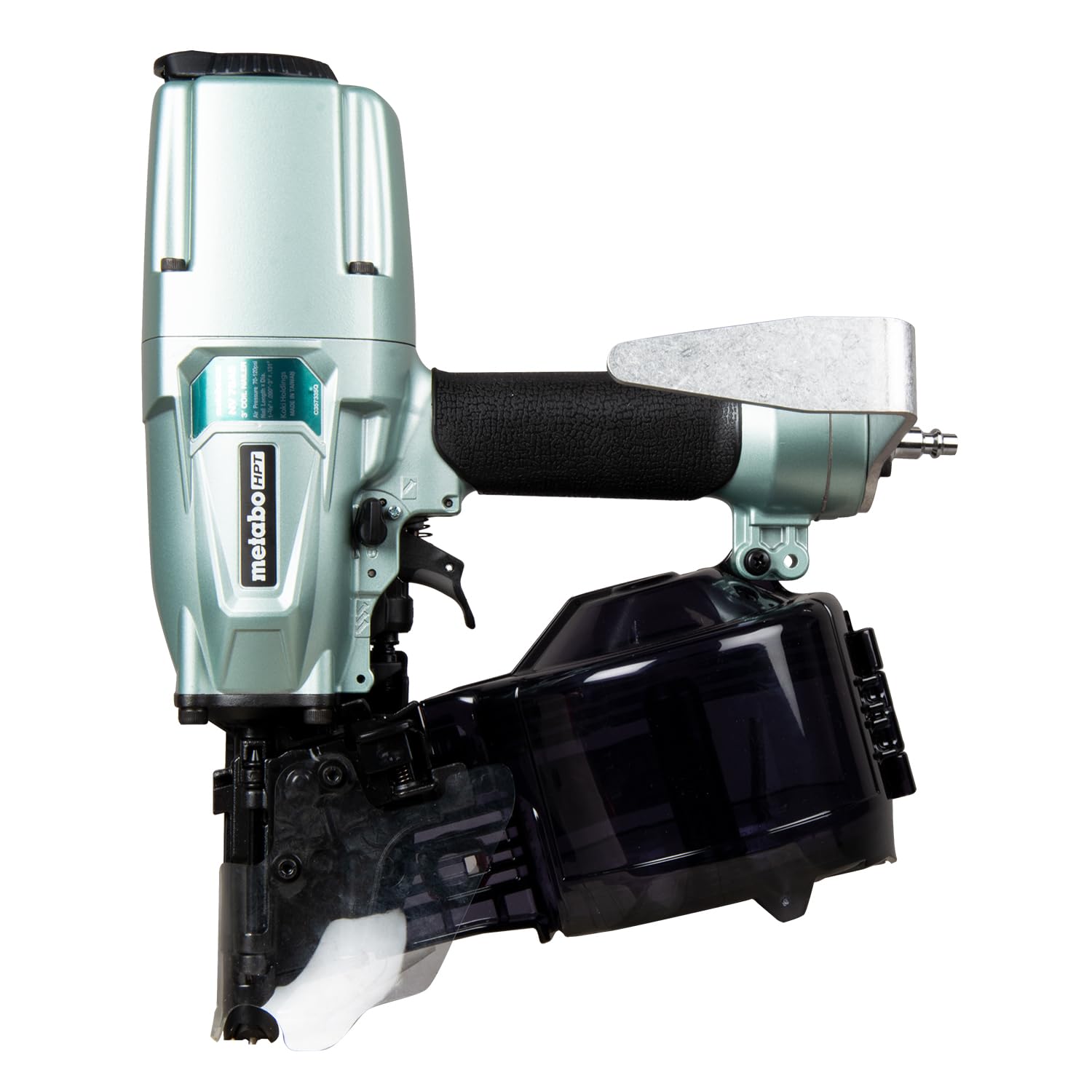 metabo-hpt-nv75a5-pneumatic-coil-siding-framing-nailer-16-wire-15-plastic image 1
