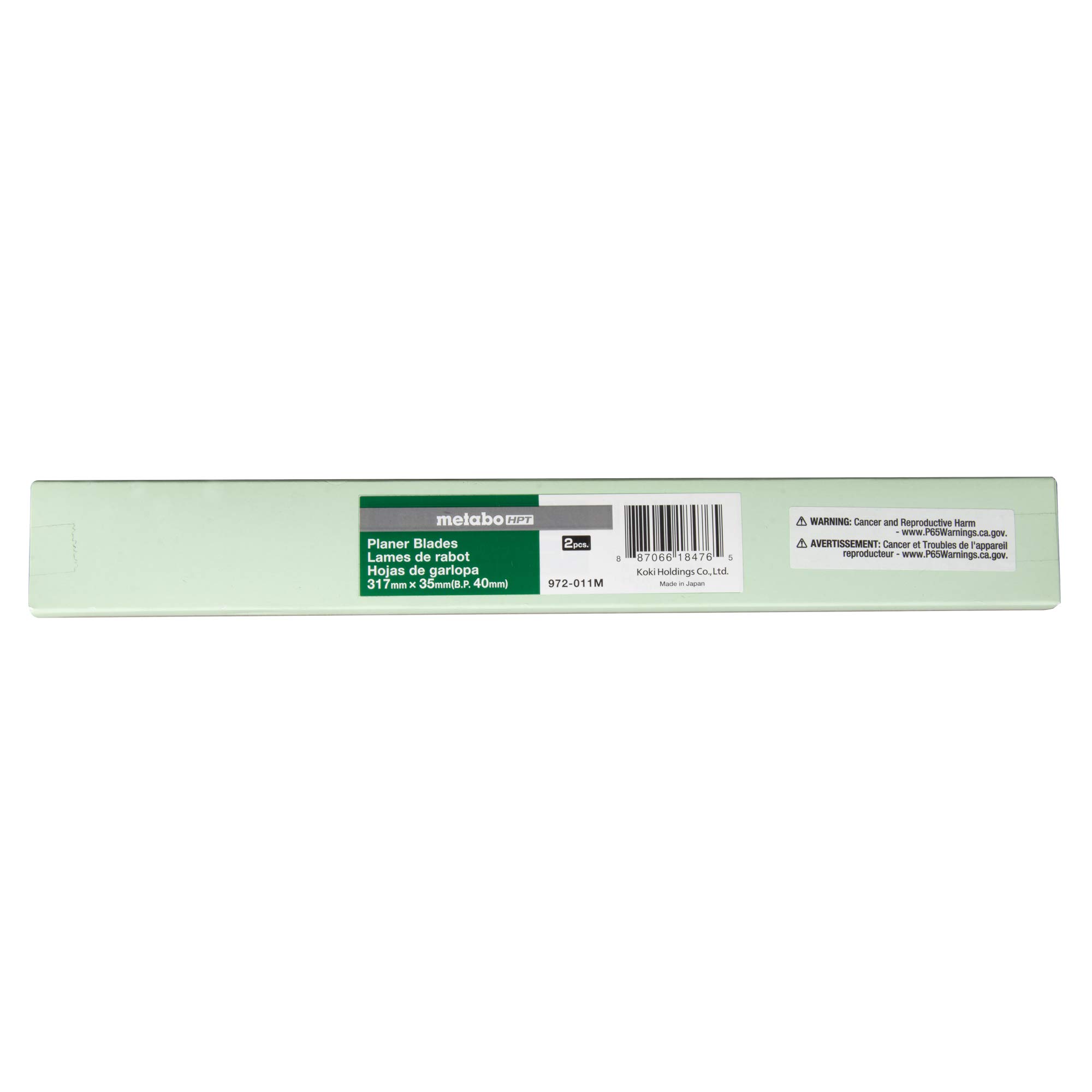 metabo-hpt-972011m-replacement-planer-blades-12-inch-hss-1-pair-for-p12r-p12ra-p image 2