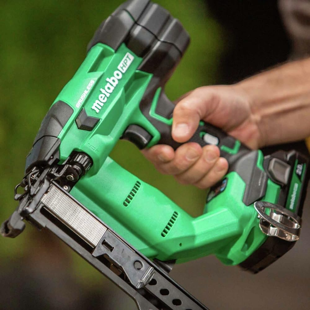 metabo-hpt-18v-multivolt-cordless-narrow-crown-stapler-kit-n1804da-with-2-0ah-ba image 5