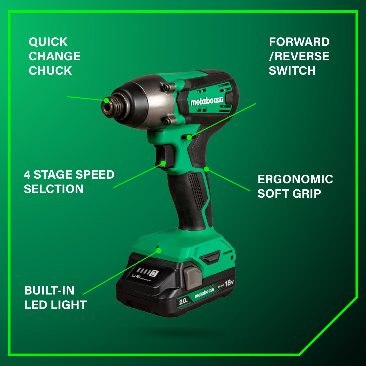 metabo-hpt-18v-multivolt-cordless-impact-driver-kit-wh18dfx-1-4-inch-1-328-in-lb image 3